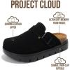 imageProject Cloud 100 Genuine Leather Platform Clogs for Women Footwear  Memory Foam Arch Support Cork Footbed Casual Shoes amp Mules for Women 2026 Benton ChunkyBlackmono