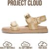 imageProject Cloud 100 Genuine Leather Platform Sandals Women Footwear  Comfortable Strappy Summer Sandals for Women 2026  Memory Foam and NonSlip Beach SlidesRaffia