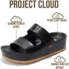 imageProject Cloud 100 Genuine Leather Platform Sandals Women FootwearBeach Essentials Summer Wedges with Plush and Soft InsoleNon Slip amp Lightweight Wedge Sandals For Women 2026Blackleather