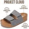 imageProject Cloud 100 Genuine Leather Platform Sandals Women FootwearBeach Essentials Summer Wedges with Plush and Soft InsoleNon Slip amp Lightweight Wedge Sandals For Women 2026Ash Nubuck