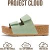 imageProject Cloud 100 Genuine Leather Platform Sandals Women FootwearBeach Essentials Summer Wedges with Plush and Soft InsoleNon Slip amp Lightweight Wedge Sandals For Women 2026Sage