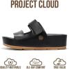 imageProject Cloud 100 Genuine Leather Platform Sandals Women FootwearBeach Essentials Summer Wedges with Plush and Soft InsoleNon Slip amp Lightweight Wedge Sandals For Women 2026Blackleather