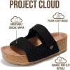 imageProject Cloud 100 Genuine Leather Platform Sandals Women FootwearBeach Essentials Summer Wedges with Plush and Soft InsoleNon Slip amp Lightweight Wedge Sandals For Women 2026Black Crochet
