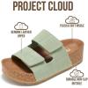 imageProject Cloud 100 Genuine Leather Platform Sandals Women FootwearBeach Essentials Summer Wedges with Plush and Soft InsoleNon Slip amp Lightweight Wedge Sandals For Women 2026Sage