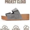 imageProject Cloud 100 Genuine Leather Platform Sandals Women FootwearBeach Essentials Summer Wedges with Plush and Soft InsoleNon Slip amp Lightweight Wedge Sandals For Women 2026Ash Nubuck