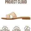 imageProject Cloud 100 Genuine Leather Sandals for Women 2026  Fashion Flat Womens Sandals with Memory Foam Insole Slides Sandals Women Footwear  Mules Womens Sandals JannelRaffia