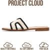 imageProject Cloud 100 Genuine Leather Sandals for Women 2026  Fashion Flat Womens Sandals with Memory Foam Insole Slides Sandals Women Footwear  Mules Womens Sandals JannelCream Multi