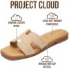 imageProject Cloud 100 Genuine Leather Sandals for Women 2026  Fashion Flat Womens Sandals with Memory Foam Insole Slides Sandals Women Footwear  Mules Womens Sandals JannelRaffia