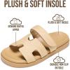 imageProject Cloud 100 Genuine Leather Sandals for Women Footwear  Stylish Womens Sandals with Plush amp Soft Insole  NonSlip and WaterResistant Beach Sandals Slides for Women MayvyRaffia