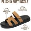 imageProject Cloud 100 Genuine Leather Sandals for Women Footwear  Stylish Womens Sandals with Plush amp Soft Insole  NonSlip and WaterResistant Beach Sandals Slides for Women MayvyChestnut