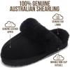 imageProject Cloud 100 Genuine Leather Slippers for Women Footwear with Genuine Fur Lining Womens Clogs amp Mule  NonSlip IndoorOutdoor Scuff Womens Slippers with Memory Foam InsoleBlack