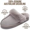 imageProject Cloud 100 Genuine Leather Slippers for Women Footwear with Genuine Fur Lining Womens Clogs amp Mule  NonSlip IndoorOutdoor Scuff Womens Slippers with Memory Foam InsoleGrey