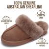 imageProject Cloud 100 Genuine Leather Slippers for Women Footwear with Genuine Fur Lining Womens Clogs amp Mule  NonSlip IndoorOutdoor Scuff Womens Slippers with Memory Foam InsoleCamel Suede