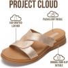 imageProject Cloud 100 Genuine Leather Womens Sandals  Easy Slip On Sandals for Women 2026 with Plush Cushioned Insole  Lightweight amp Non Slip Womens Slides for Women Footwear NinaRosegold