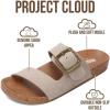 imageProject Cloud 100 Genuine Leather Womens Sandals  Plush Insole Sandals for Women 2026  Lightweight amp Non Slip Slides amp Women Footwear with Buckle BalancedBirch Suede