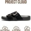 imageProject Cloud 100 Genuine Leather Womens Sandals Dressy  Lightweight amp NonSlip Womens Flats Sandals Women with Plush amp Soft Insole Slides Sandals for Women 2026 VeloraBlack Suede