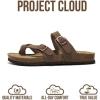 imageProject Cloud 100 Genuine Leather Womens Sandals Lightweight Womens Slides Memory Foam Insole amp Cork Footbed Sandals Women  NonSlip Beach Essentials Summer Sandals for Women 2026 LianTan