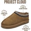 imageProject Cloud 100 Genuine Leather amp Australian Shearling Slippers for Kids  Memory Foam Fuzzy amp NonSlip Fluffy Slippers Girls Footwear amp Boys Footwear Kids Unisex ShoesChestnut