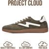 imageProject Cloud Fashion Sneakers for Women 2026  LaceUp Shoes Trendy Women Sneakers with Memory Foam Insole Womens Fashion Sneakers NonSlip Womens Shoes IritaOlive