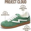 imageProject Cloud Fashion Sneakers for Women 2026  LaceUp Shoes Trendy Women Sneakers with Memory Foam Insole Womens Fashion Sneakers NonSlip Womens Shoes IritaGreen Multi