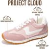 imageProject Cloud Fashion Sneakers for Women 2026  Lightweight LaceUp Shoes for Women with Memory Foam Insoles  Trendy Womens Shoes  NonSlip Comfortable Womens Sneakers MadisonPink