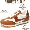 imageProject Cloud Fashion Sneakers for Women 2026  Lightweight LaceUp Shoes for Women with Memory Foam Insoles  Trendy Womens Shoes  NonSlip Comfortable Womens Sneakers MadisonTan