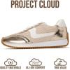 imageProject Cloud Fashion Sneakers for Women 2026  Lightweight LaceUp Shoes for Women with Memory Foam Insoles  Trendy Womens Shoes  NonSlip Comfortable Womens Sneakers MadisonGold