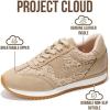imageProject Cloud Fashion Sneakers for Women 2026  Lightweight LaceUp Shoes for Women with Memory Foam Insoles  Trendy Womens Shoes  NonSlip Comfortable Womens Sneakers MadisonRaffia