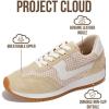 imageProject Cloud Fashion Sneakers for Women 2026  Lightweight LaceUp Shoes for Women with Memory Foam Insoles  Trendy Womens Shoes  NonSlip Comfortable Womens Sneakers MadisonTaupe