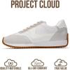 imageProject Cloud Fashion Sneakers for Women 2026  Lightweight LaceUp Shoes for Women with Memory Foam Insoles  Trendy Womens Shoes  NonSlip Comfortable Womens Sneakers MadisonWhite
