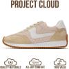 imageProject Cloud Fashion Sneakers for Women 2026  Lightweight LaceUp Shoes for Women with Memory Foam Insoles  Trendy Womens Shoes  NonSlip Comfortable Womens Sneakers MadisonTaupe