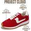imageProject Cloud Fashion Sneakers for Women 2026  Lightweight LaceUp Shoes for Women with Memory Foam Insoles  Trendy Womens Shoes  NonSlip Comfortable Womens Sneakers MadisonRed