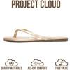 imageProject Cloud Kids Sandals For Girls Footwear with Memory Foam Insole Kids Flip Flops  Lightweight amp Slip Resistant Girls Sandals Summer Beach Essentials 2026 Little FoundationsGold