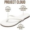 imageProject Cloud Kids Sandals For Girls Footwear with Memory Foam Insole Kids Flip Flops  Lightweight amp Slip Resistant Girls Sandals Summer Beach Essentials 2026 Little FoundationsWhite
