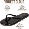 imageProject Cloud Kids Sandals For Girls Footwear with Memory Foam Insole Kids Flip Flops  Lightweight amp Slip Resistant Girls Sandals Summer Beach Essentials 2026 Little FoundationsBlack Patent