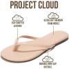 imageProject Cloud Kids Sandals For Girls Footwear with Memory Foam Insole Kids Flip Flops  Lightweight amp Slip Resistant Girls Sandals Summer Beach Essentials 2026 Little FoundationsBone