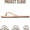 imageProject Cloud Kids Sandals For Girls Footwear with Memory Foam Insole Kids Flip Flops  Lightweight amp Slip Resistant Girls Sandals Summer Beach Essentials 2026 Little FoundationsBone