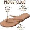 imageProject Cloud Kids Sandals For Girls Footwear with Memory Foam Insole Kids Flip Flops  Lightweight amp Slip Resistant Girls Sandals Summer Beach Essentials 2026 Little FoundationsTaupe