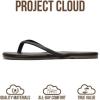 imageProject Cloud Kids Sandals For Girls Footwear with Memory Foam Insole Kids Flip Flops  Lightweight amp Slip Resistant Girls Sandals Summer Beach Essentials 2026 Little FoundationsBlack