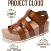 imageProject Cloud Platform Sandals Women  Comfortable Plush amp Soft Insole Ladies Wedges  Non Slip amp Lightweight Strap Wedge Sandals for Women 2026 PhasedScotch