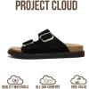 imageProject Cloud Platform Summer Sandals for Women 2026  Comfortable and Adjustable Straps Summer Slides  NonSlip Casual Womens SandalsBlack
