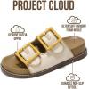 imageProject Cloud Platform Summer Sandals for Women 2026  Comfortable and Adjustable Straps Summer Slides  NonSlip Casual Womens SandalsSharl 1  Beige