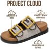 imageProject Cloud Platform Summer Sandals for Women 2026  Comfortable and Adjustable Straps Summer Slides  NonSlip Casual Womens SandalsSharl 1  Brown