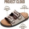 imageProject Cloud Platform Summer Sandals for Women 2026  Comfortable and Adjustable Straps Summer Slides  NonSlip Casual Womens SandalsSharl 1  Chocolate Raffia