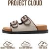imageProject Cloud Platform Summer Sandals for Women 2026  Comfortable and Adjustable Straps Summer Slides  NonSlip Casual Womens SandalsSharl 1  Chocolate Raffia