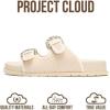 imageProject Cloud Platform Summer Sandals for Women 2026  Comfortable and Adjustable Straps Summer Slides  NonSlip Casual Womens SandalsSharl 2  Offwhite Raffia