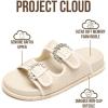 imageProject Cloud Platform Summer Sandals for Women 2026  Comfortable and Adjustable Straps Summer Slides  NonSlip Casual Womens SandalsSharl 2  Offwhite Raffia