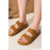 imageProject Cloud Platform Summer Sandals for Women 2026  Comfortable and Adjustable Straps Summer Slides  NonSlip Casual Womens SandalsSleek Chestnut Suede