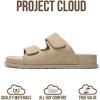 imageProject Cloud Platform Summer Sandals for Women 2026  Comfortable and Adjustable Straps Summer Slides  NonSlip Casual Womens SandalsSleek Taupe