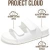 imageProject Cloud Platform Summer Sandals for Women 2026  Comfortable and Adjustable Straps Summer Slides  NonSlip Casual Womens SandalsSleek White